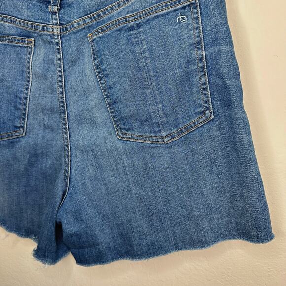 Rag and Bone Nina High Rise Denim Balboa Jean Roll Up or Cut Off Shorts 34 - Picture 9 of 16